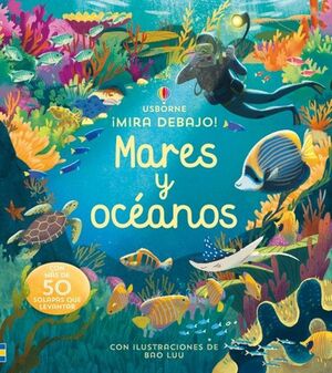 Portada del libro MIRA DEBAJO: MARES Y OCEANOS - Compralo en ByAnaCeci.com