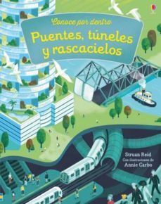 Portada del libro CONOCE POR DENTRO: PUENTES, TUNELES Y RASCACIELOS - Compralo en ByAnaCeci.com