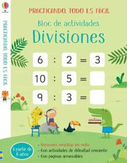 Portada del libro BLOC DE ACTIVIDADES : DIVISIONES - Compralo en ByAnaCeci.com