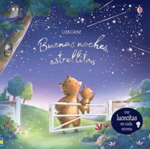 Portada del libro BUENAS NOCHES, ESTRELLITAS: ES DE NOCHE Y HAY QUE IRSE A LA CAMA - Compralo en ByAnaCeci.com