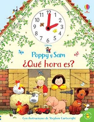 Portada del libro POPPY Y SAM ¿QUÉ HORA ES? - Compralo en ByAnaCeci.com