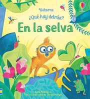 Portada del libro ¿QUE HAY DETRÁS? EN LA SELVA - Compralo en ByAnaCeci.com