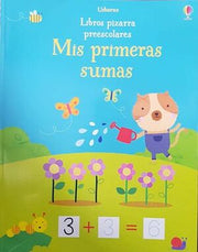 Portada del libro MIS PRIMERAS SUMAS - LIBRO PIZARRA - Compralo en ByAnaCeci.com