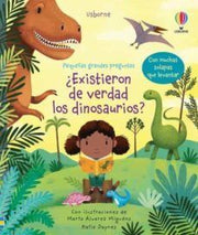 Portada del libro PEQUEÑAS GRANDES PREGUNTAS: EXISTIERON DE VERDAD LOS DINOSAURIOS - Compralo en ByAnaCeci.com