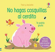 Portada del libro TOCO Y ESCUCHO: NO HAGAS COSQUILLAS AL CERDITO - Compralo en ByAnaCeci.com