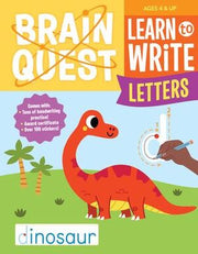 Portada del libro BRAIN QUEST LEARN TO WRITE: LETTERS - Compralo en ByAnaCeci.com