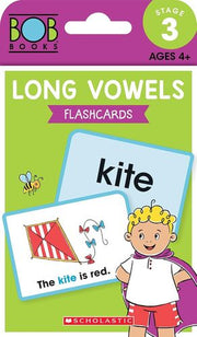 Portada del libro BOB BOOKS - LONG VOWELS FLASHCARDS - Compralo en ByAnaCeci.com