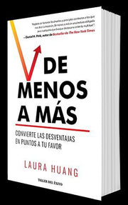 Portada del libro DE MENOS A MÁS. CONVIERTE LAS DESVENTAJAS EN PUNTOS A TU FAVOR - Compralo en ByAnaCeci.com