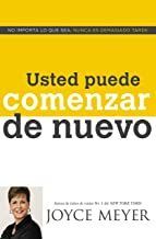 Portada del libro USTED PUEDE COMENZAR DE NUEVO - Compralo en ByAnaCeci.com