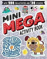 Portada del libro STICKER ACTIVITY BOOK MINI MEGA - SILVER - Compralo en ByAnaCeci.com