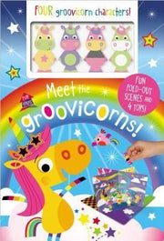 Portada del libro MEET THE GROOVICORNS - Compralo en ByAnaCeci.com