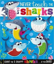 Portada del libro NEVER TOUCH THE SHARKS - Compralo en ByAnaCeci.com