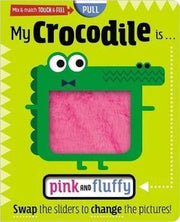 Portada del libro MY CROCODILE IS... PINK AND FLUFFY - Compralo en ByAnaCeci.com