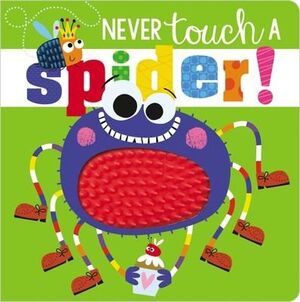 Portada del libro NEVER TOUCH A SPIDER - Compralo en ByAnaCeci.com