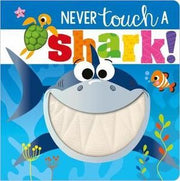 Portada del libro NEVER TOUCH A SHARK - Compralo en ByAnaCeci.com