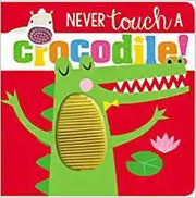 Portada del libro NEVER TOUCH A CROCODILE - Compralo en ByAnaCeci.com
