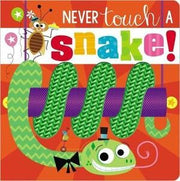 Portada del libro NEVER TOUCH A SNAKE - Compralo en ByAnaCeci.com