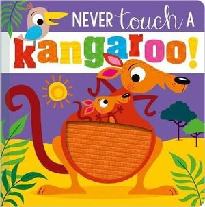 Portada del libro NEVER TOUCH A KANGAROO - Compralo en ByAnaCeci.com