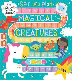 Portada del libro SPIN AND PLAY MAGICAL CREATURES - Compralo en ByAnaCeci.com