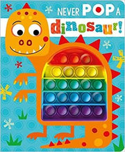 Portada del libro NEVER POP A DINOSAUR! - Compralo en ByAnaCeci.com