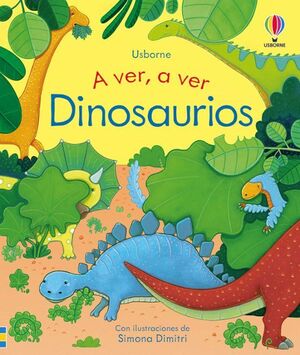 Portada del libro A VER, A VER DINOSAURIOS - Compralo en ByAnaCeci.com