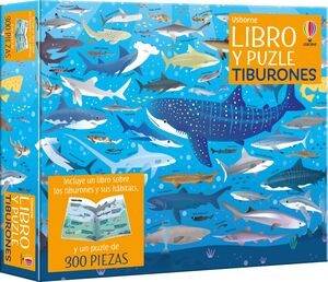 Portada del libro TIBURONES PUZLE 300 PIEZAS - Compralo en ByAnaCeci.com