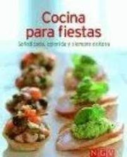 Portada del libro MINILIBROS DE COCINA: COCINA PARA FIESTAS - Compralo en ByAnaCeci.com