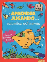 Portada del libro APRENDER JUGANDO 3-4 AÑOS - Compralo en ByAnaCeci.com