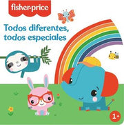 Portada del libro TODOS DIFERENTES, TODOS ESPECIALES (FISHER-PRICE) - Compralo en ByAnaCeci.com