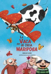 Portada del libro LA VACA QUE SE CREIA MARIPOSA - Compralo en ByAnaCeci.com