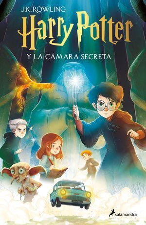 Portada del libro HARRY POTTER 2: LA CÁMARA SECRETA (EDIC CON ILUSTRACIONES) PASTA SUAVE - Compralo en ByAnaCeci.com
