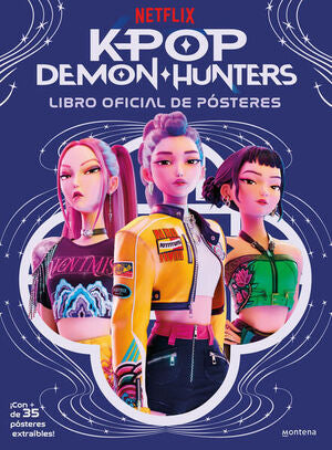 Portada del libro KPOP DEMON HUNTERS: LIBRO OFICIAL DE PÓSTERES - Compralo en ByAnaCeci.com
