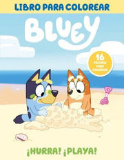 Portada del libro BLUEY. ¡ HURRA! ¡ PLAYA ! - Compralo en ByAnaCeci.com