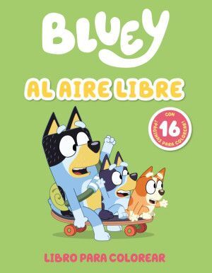 Portada del libro BLUEY. AL AIRE LIBRE - Compralo en ByAnaCeci.com