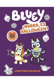 Portada del libro BLUEY. ACTIVIDADES - ¡HURRA, ES HALLOWEEN! - Compralo en ByAnaCeci.com