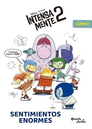 Portada del libro INTENSAMENTE 2: SENTIMIENTOS ENORMES (COMIC) - Compralo en ByAnaCeci.com