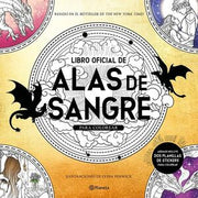 Portada del libro LIBRO OFICIAL DE ALAS DE SANGRE PARA COLOREAR - Compralo en ByAnaCeci.com