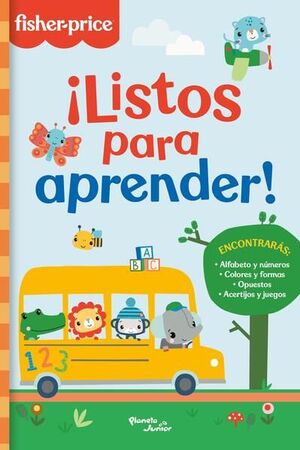 Portada del libro FISHER- PRICE. ¡LISTOS PARA APRENDER! - Compralo en ByAnaCeci.com