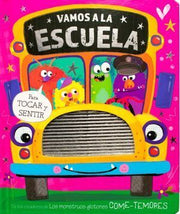 Portada del libro PARA TOCAR Y SENTIR: VAMOS A LA ESCUELA - Compralo en ByAnaCeci.com
