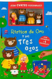 Portada del libro PLAYHOUSE: RICITOS DE ORO Y LOS TRES OSOS - Compralo en ByAnaCeci.com