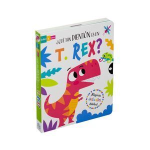 Portada del libro ¿QUE TAN DIENTON ES UN T-REX? : LIBRO CON VENTANAS DESLIZABLES - Compralo en ByAnaCeci.com