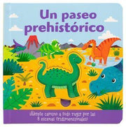 Portada del libro UN PASEO PREHISTORICO. DESPRENDE Y EXPLORA - Compralo en ByAnaCeci.com