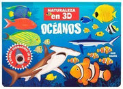 Portada del libro OCEANOS. NATURALEZA EN 3D POP-UP - Compralo en ByAnaCeci.com