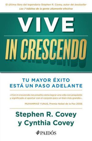 Portada del libro VIVE IN CRESCENDO - Compralo en ByAnaCeci.com