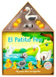 Portada del libro EL PATITO FEO. MI PRIMER LIBRO CON FIGURITAS - Compralo en ByAnaCeci.com