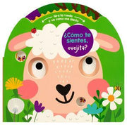 Portada del libro ¿COMO TE SIENTES, OVEJITA? GIRA LA RUEDA Y VE CÓMO ME SIENTO - Compralo en ByAnaCeci.com
