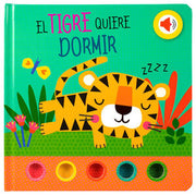 Portada del libro CUENTO INFANTIL: BOTONES EL TIGRE QUIERE DORMIR - Compralo en ByAnaCeci.com