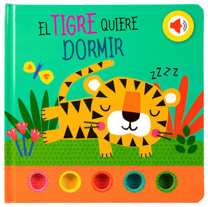 Portada del libro CUENTO INFANTIL: BOTONES EL TIGRE QUIERE DORMIR - Compralo en ByAnaCeci.com