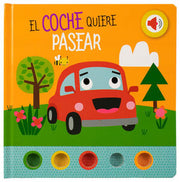 Portada del libro CUENTO INFANTIL: BOTONES EL COCHE QUIERE PASEAR - Compralo en ByAnaCeci.com
