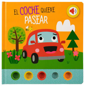 Portada del libro CUENTO INFANTIL: BOTONES EL COCHE QUIERE PASEAR - Compralo en ByAnaCeci.com